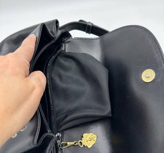 Gucci  Black Leather Shoulder Bag (Vintage)