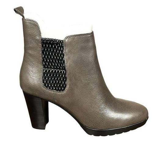 Bella Vita  Womens US 11 Zana Heeled Ankle Boot Gray Black Platform BRAND NEW