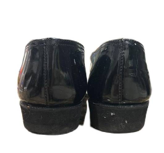 Salvatore Ferragamo vintage  black patent leather flats size 5.5