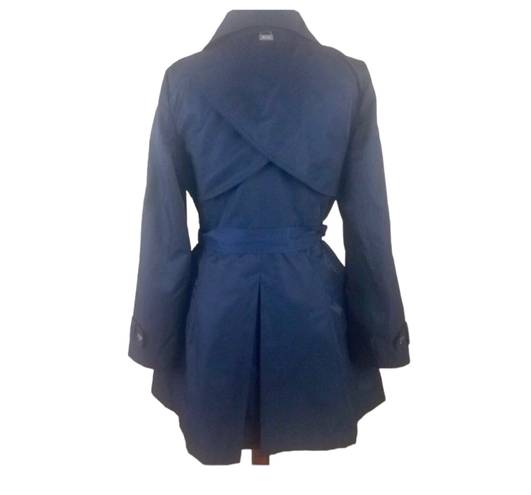 Laundry by Shelli Segal Navy Blue Trench Coat