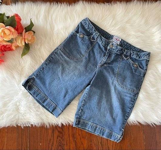 Bermuda Roper Y2K  Wide Leg Jean Shorts Junior women's Size 11