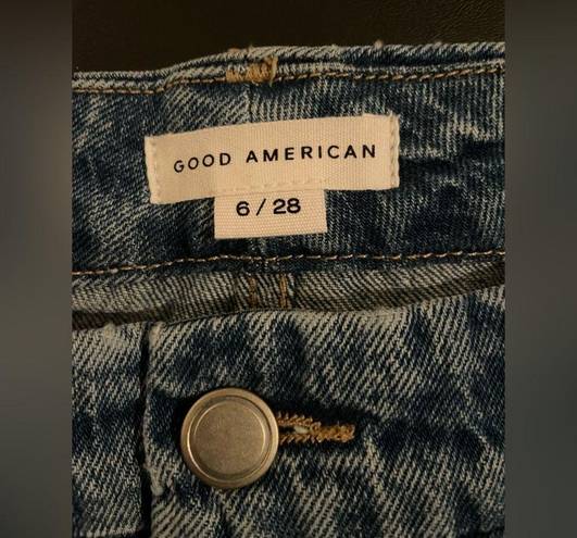 Good American NWT  Good Vintage Straight Leg Jeans Blue942 Color Size 6