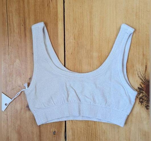 Good American  Terry Scoop Bralette size L/XL