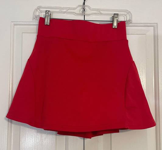 Red Athletic Skirt