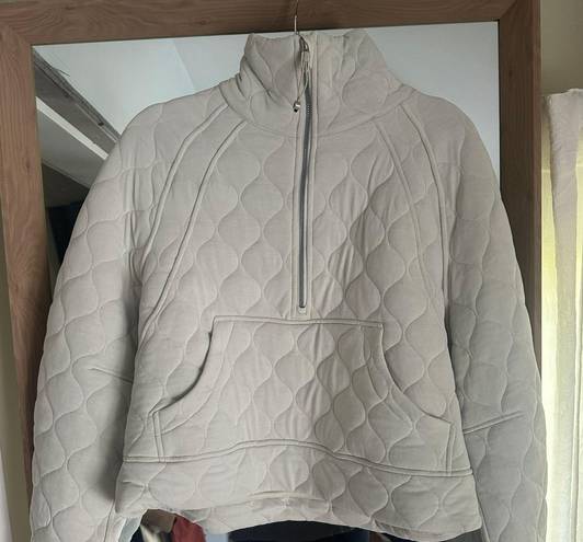 Lululemon Scuba Oversized Quilted Half Zip 