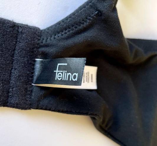 Felina  Bra Womens 32DDD Black Sensational Underwire NWOT