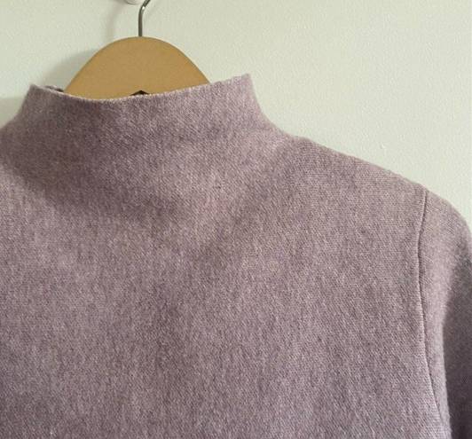 Tahari  Mauve Mock Turtleneck Sweater