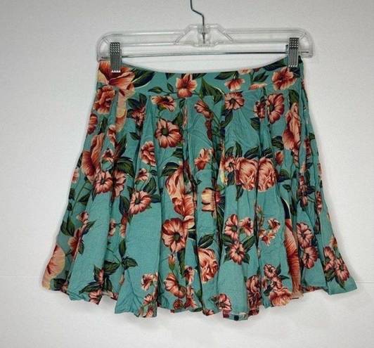 Farm Rio  Pleated Floral Mini Skirt