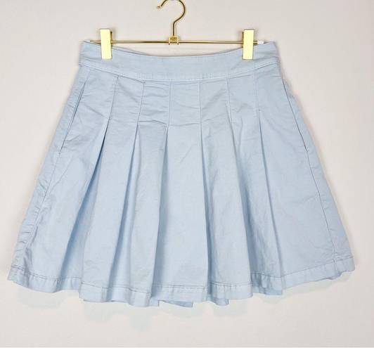 American Eagle  Baby Blue Pleated High Rise Tennis Skirt Size 2