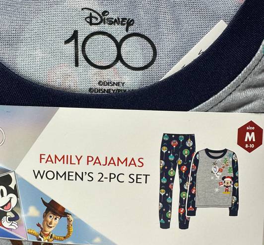 Disney Women’s Size Medium 8-10  100 Character Pajama  Set