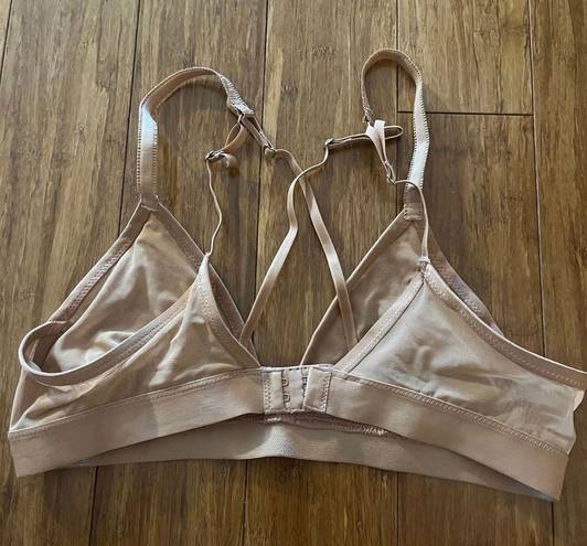 Aerie Velvet Animal Lace Triangle Bralette