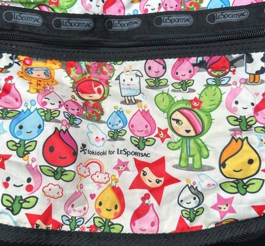 Tokidoki  Cactus Party Crossbody Bag Black Strap Charming Characters LeSportsac