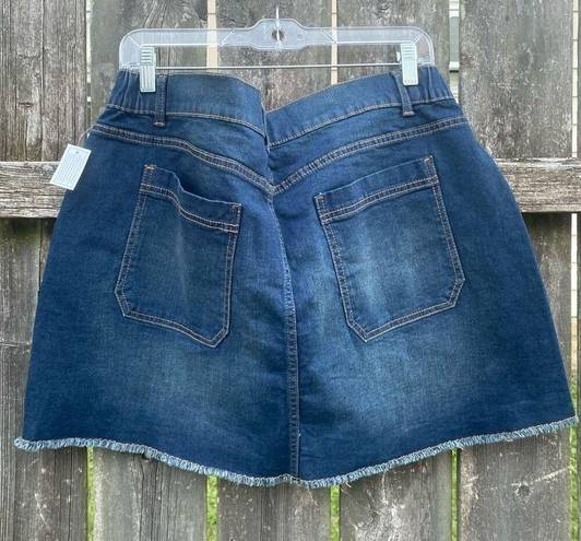 No Bo  Dark Wash Cutoff Denim Jean Mini Skirt NWT | 21