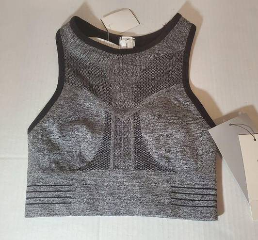 DKNY  Sports Bra Extra Small Grey Black Reversible Racer