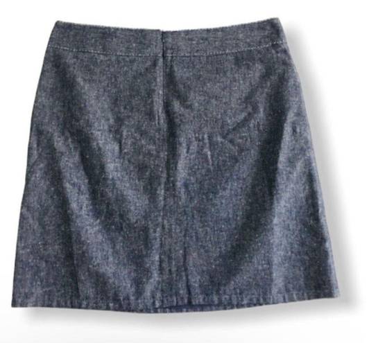 Max Studio SZ 12 Gray A-Line Skirt