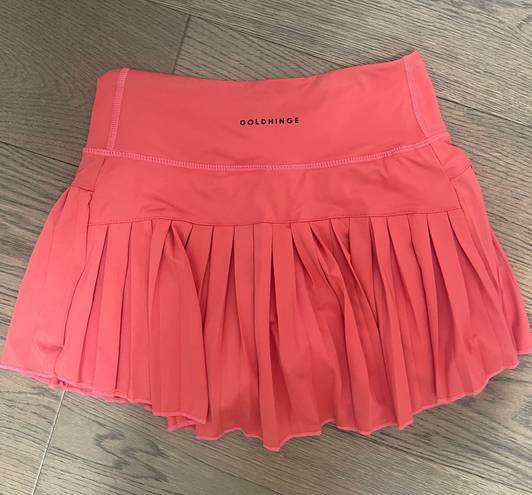 Gold Hinge  Coral Skirt