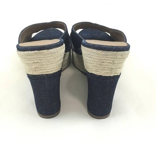 Jessica Simpson  Denim Wedge Sandals 9.5M