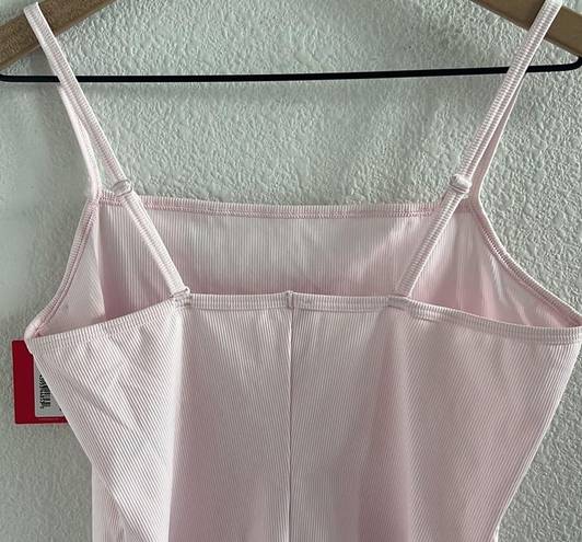 Spanx NWT  Ribbed Cami Bodysuit Ice Pink 20360R Medium