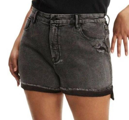 Good American  Good Curve High Waist Cut Off Shorts