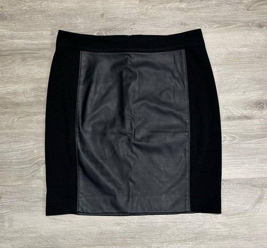 Loft  Faux Leather Pencil Skirt Women’s Size 8 Petite