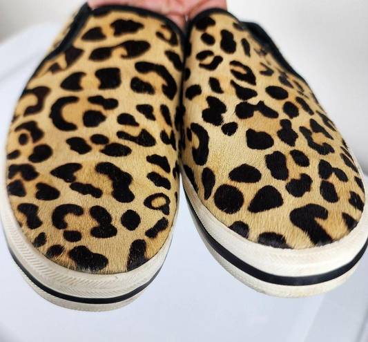 Keds  for Kate Spade Calf Hair Slip On Mule Animal Print Size 9.5