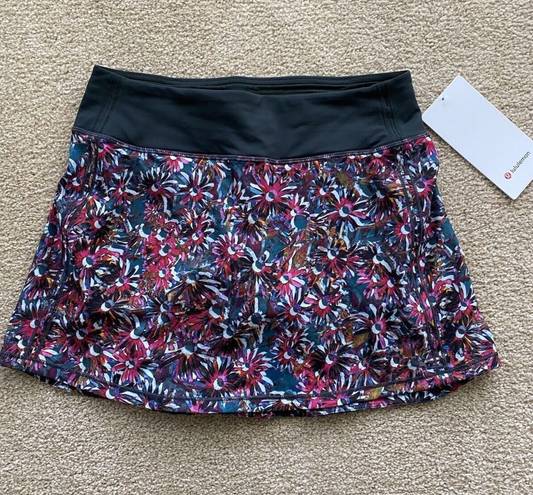 Lululemon NWT  Pace Rival Skirt Skort 4 Long Floral