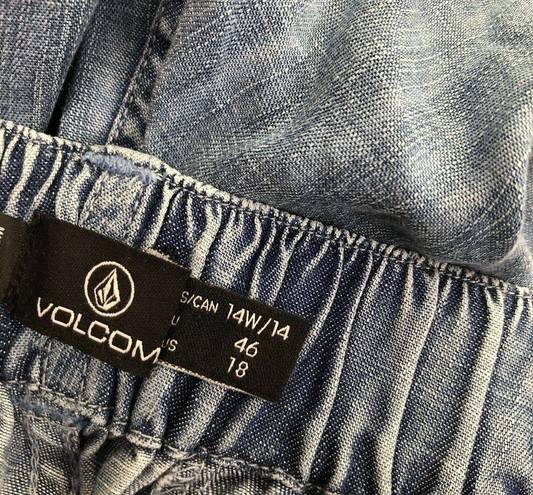 Volcom  Women's Size 14w Sunday Strut High Rise Loose Fit Pants