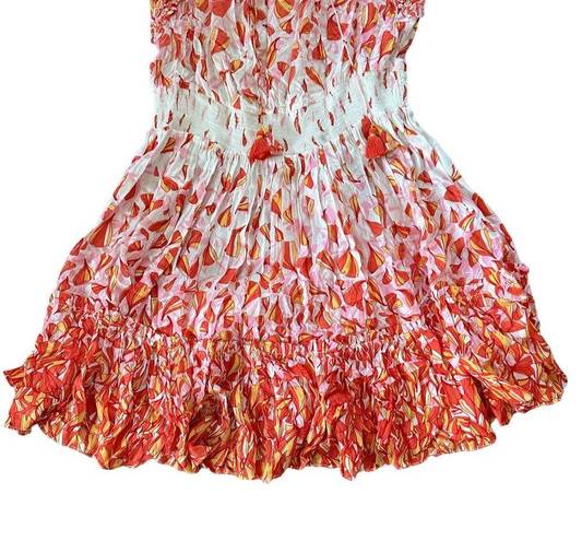 Poupette St. Barth  Triny Printed Mini Dress Pink Petale