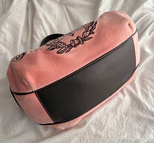 Juicy Couture  Y2K Original Baby Fluffy Pink Velour Handbag 💕