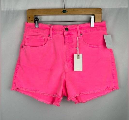 Good American  Pink Denim Shorts