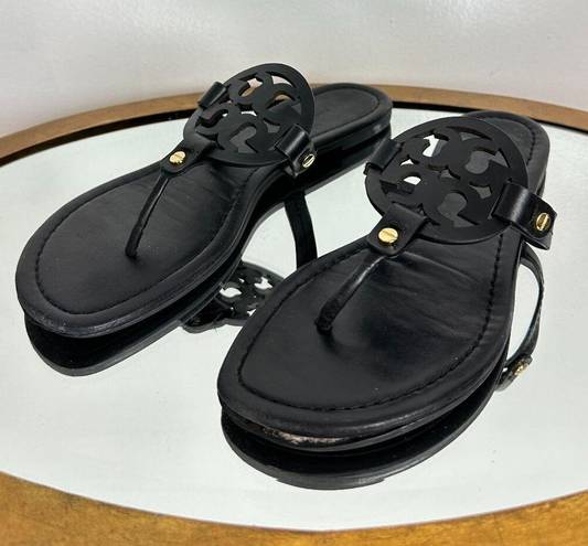 Tory Burch  Miller Sandal in Black Patent Size US 9