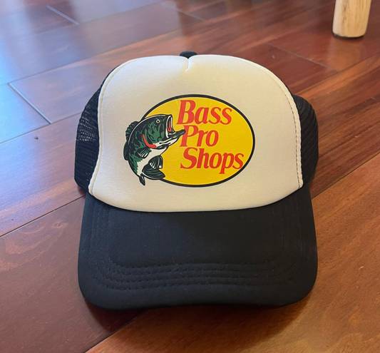 Bass Pro Trucker Hat Black - $12 (65% Off Retail) - From Lauren