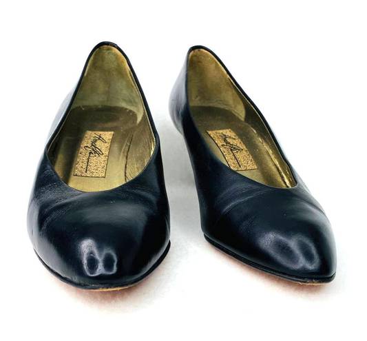 Dahlia Vintage Amalfi Pumps  Black 6.5 Leather Italy