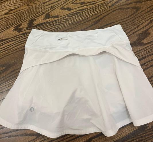 Lululemon White Tennis Skirt