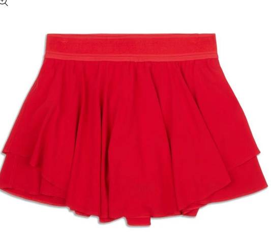 Lululemon Red  Court Rival Skort