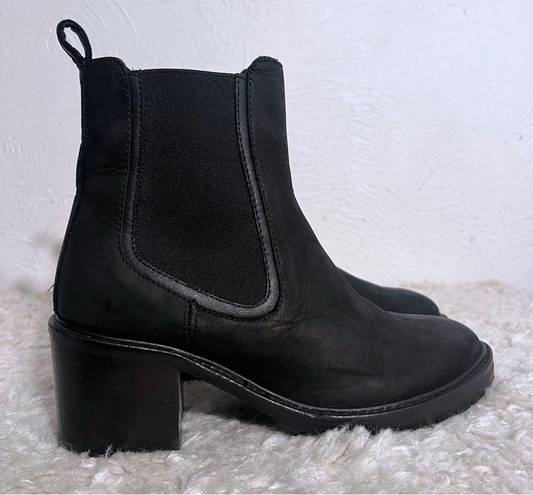 Krass&co Thursday Boot  Everyday Knockout Chelsea Matte  Black Leather Ankle 6.5