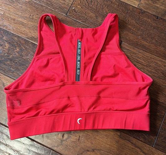 Zyia  Active High Neck Sports Bra Red XXL