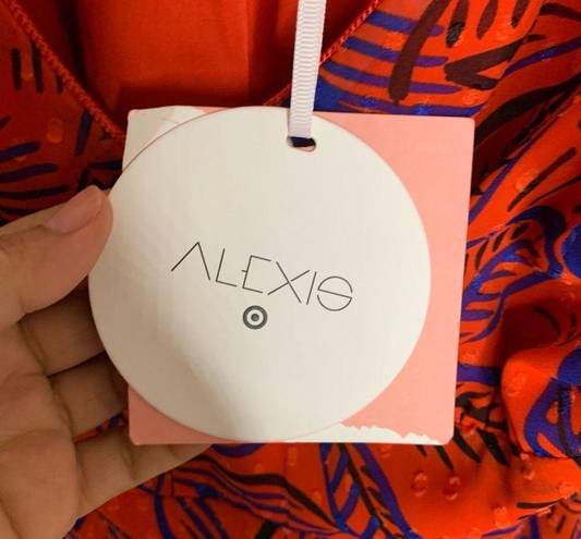 Alexis  by Target handkerchief trapeze tropical sleeveless midi dress size XL