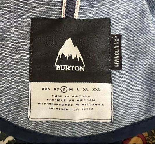 Burton  Prowess DryRide Ski Jacket Chambray Blue Grey Size Small