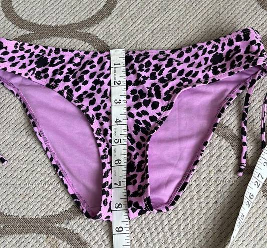 Cabana Del Sol  purple black cheetah print bikini