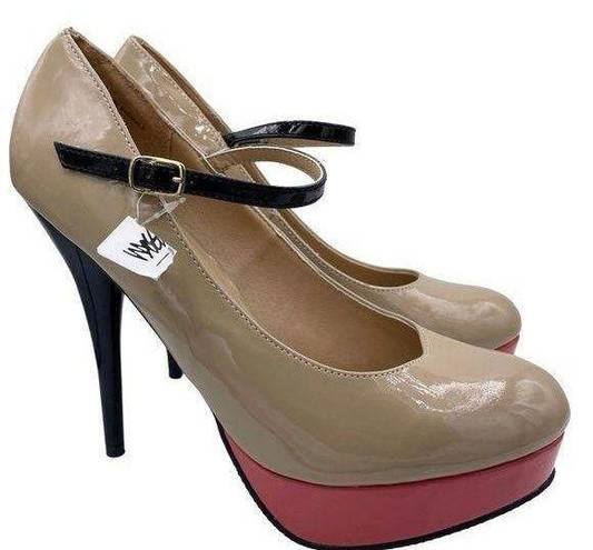 Mossimo Supply Co Mossimo glossy platform high heels women’s Size 10