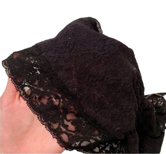H&M  Black Lace Bralette Women’s Size Large Adjustable Strapless Bra Intimates!