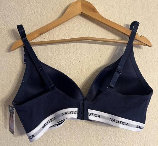 Nautica  Navy Blue White Everyday Bra