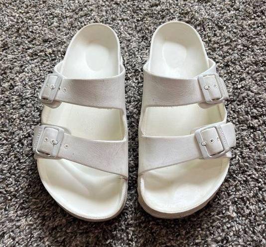 Birkenstock Plastic White Sandals Size 41
