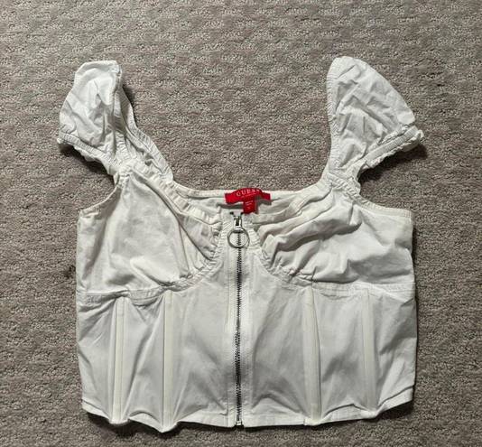 Guess  White Corset Top