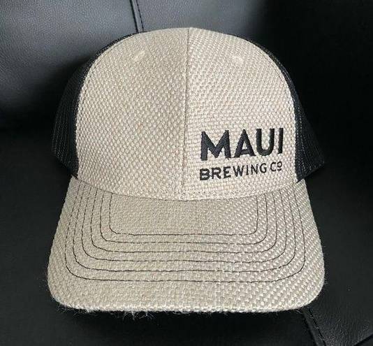 Pacific&Co Maui Brewing  Burlap Trucker Hat | Island Brewed