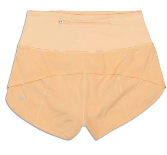 Lululemon Orange  Speed up Shorts