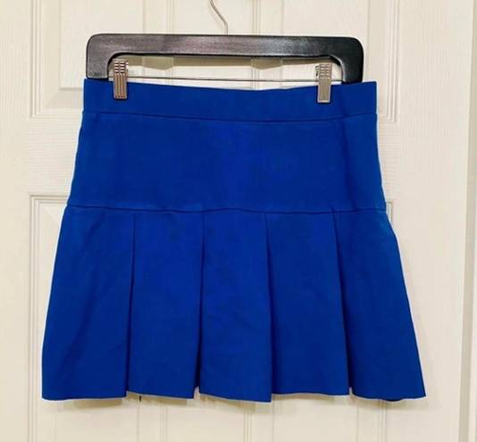 LIONESS  Blue Rescue Me Pleat Skirt