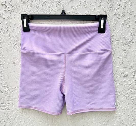 Krass&co Greatly &  Ribbed Crop To & Compression Shorts Lot Of 2 Purple Women's Small