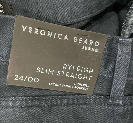 Veronica Beard  Ryleigh Slim Straight High Rise Jeans 00/ 24